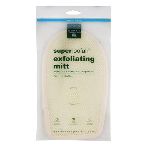 Earth Therapeutics Superloofah Exfoliating Mitt, 1 Ea